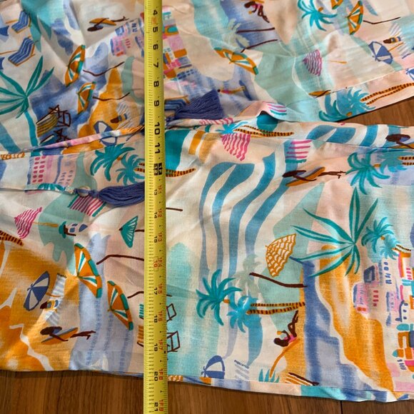 True Destinations, new with tags pull on casual pant, wide leg, tropical print, - Picture 4 of 16